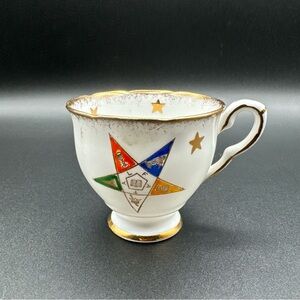 Royal Stafford Bone China VTG Masonic ORDER OF THE EASTERN STAR Tea Cup